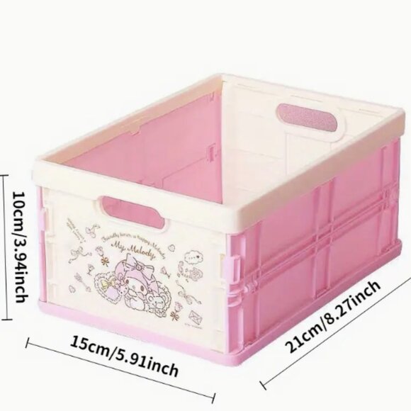 Hello Kitty Storage Collapsible Crate Choose (One) Character NWT - Picture 2 of 4